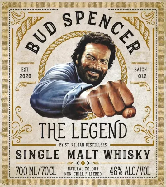 Bud Spencer mild Etikett