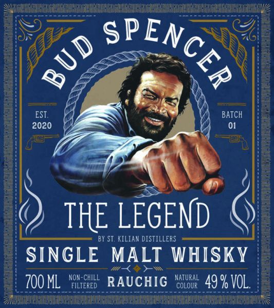 Bud Spencer rauchig Etikett