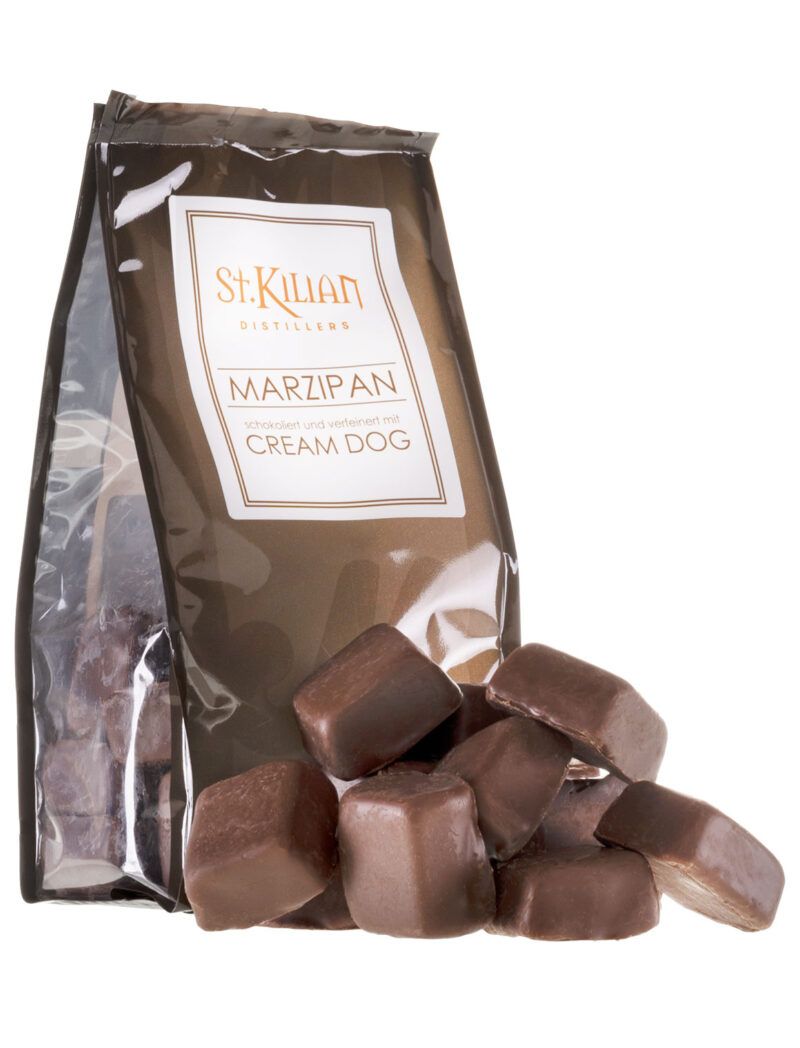 Marzipan chocolate with St. Kilian CREAM - side view