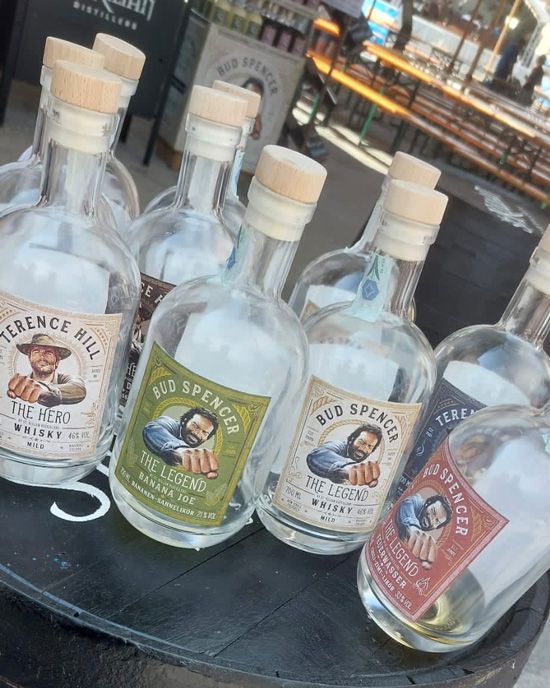 Bud Spencer and Terence Hill whiskies and liqueurs