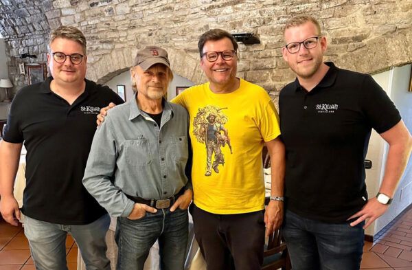 Terence Hill and the St. Kilian Team