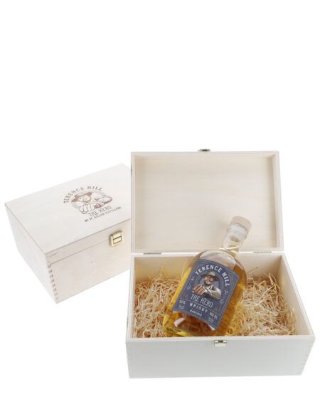 Wooden box with Terence Hill - The Hero - Whisky (smoky)