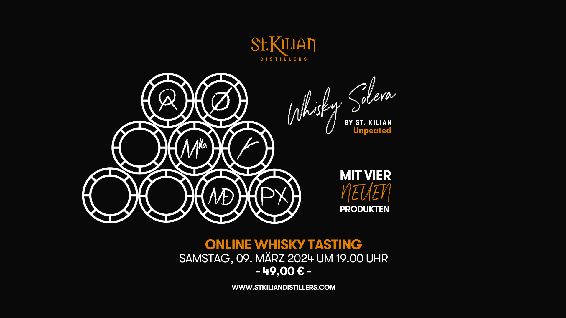 St. Kilian Online Whisky Tasting am 09.03.