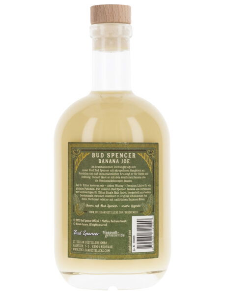 Bud Spencer - Banana Joe - Banana cream liqueur_backside