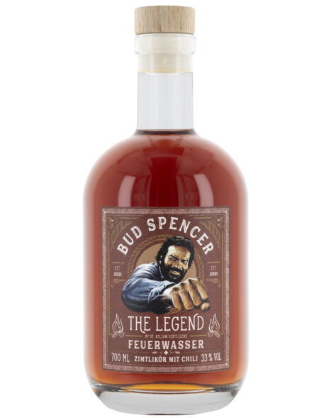 Bud Spencer - Feuerwasser - Cinnamon liqueur with chilli_back