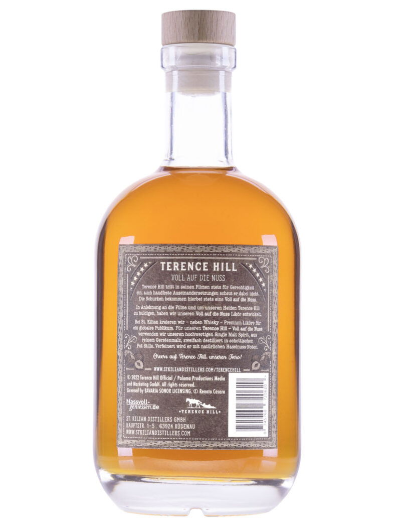 Terence Hill - Voll auf die Nuss - Hazelnut liqueur_backside