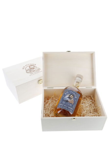 Wooden box - Bud Spencer - The Legend - Whisky (smoky)