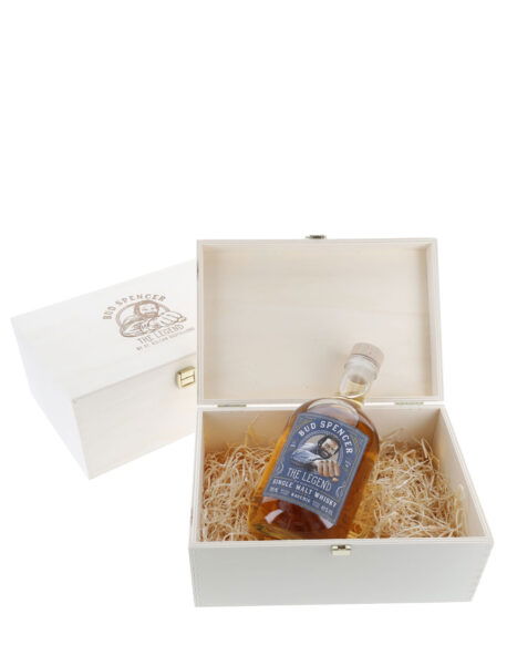 Wooden box - Bud Spencer - The Legend - Whisky (smoky)